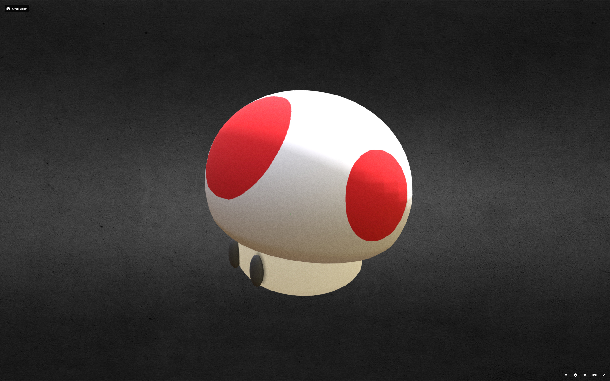 Free D Mushroom Mario Model TurboSquid