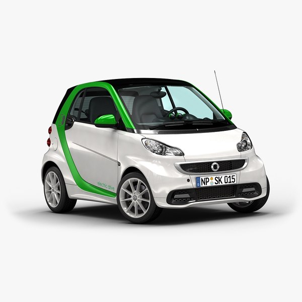 2015 smart fortwo electric 3d 3ds