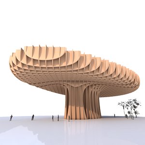 3D model Waffle Structure Canopy