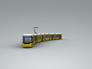 3D bombardier flexity berlin tram