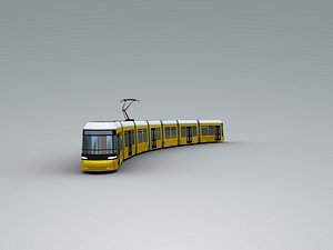 Bombardier Flexity Berlin tram rigged