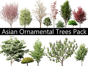 Asian Ornamental Trees Pack 21