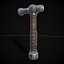 Ornate Ball Peen Hammer