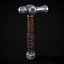 Ornate Ball Peen Hammer