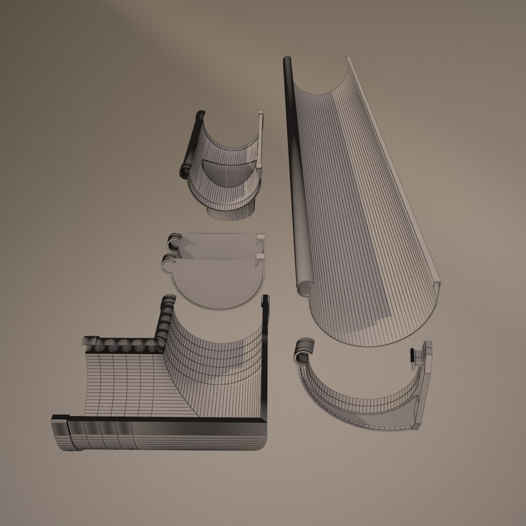 3d Model Chute Trough