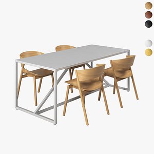 Port Dining Chair Strut75 Large Table