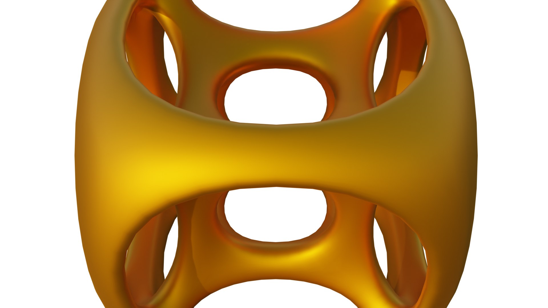 Golden Complex Cage 3D Model - TurboSquid 2162916