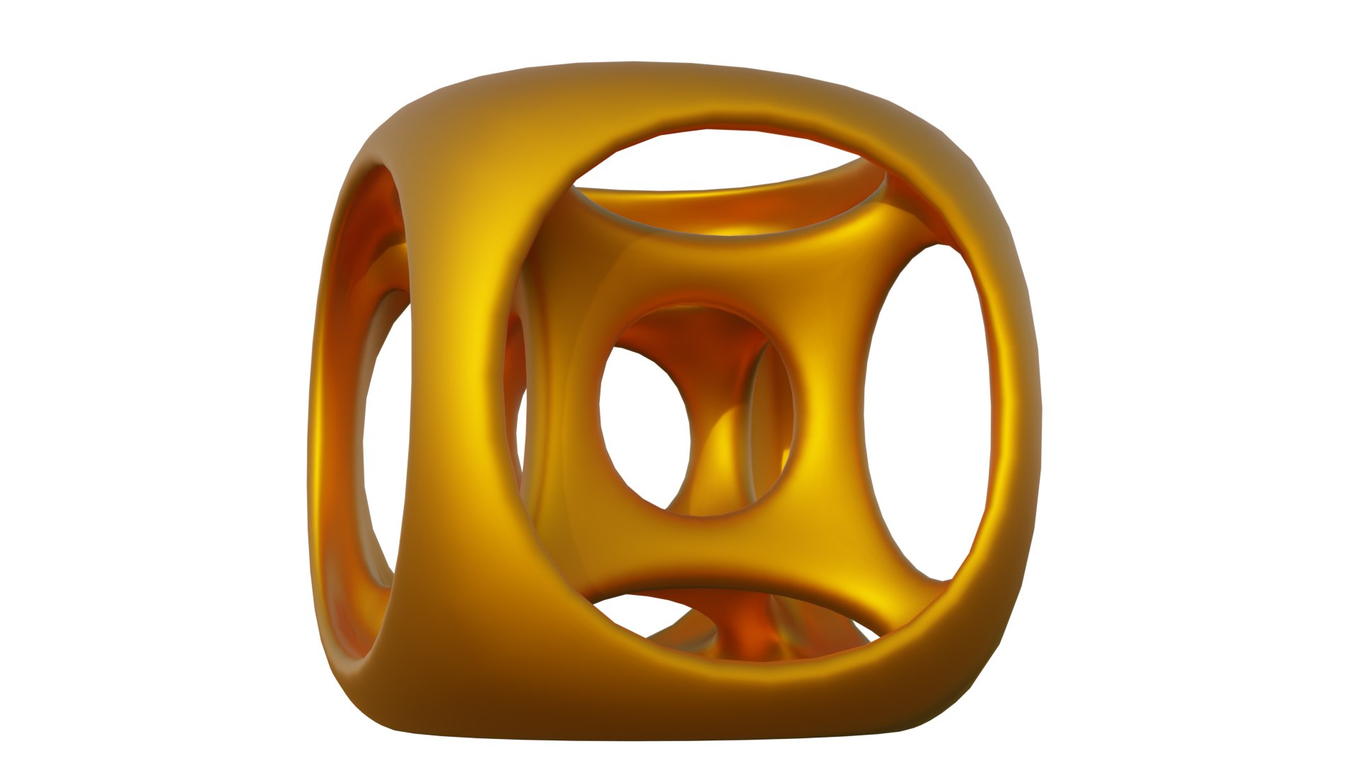 Golden Complex Cage 3D Model - TurboSquid 2162916