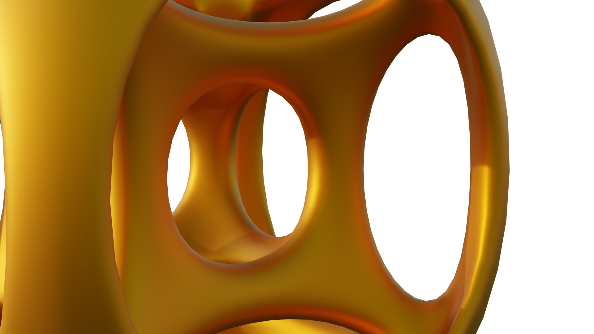 Golden Complex Cage 3D Model - TurboSquid 2162916