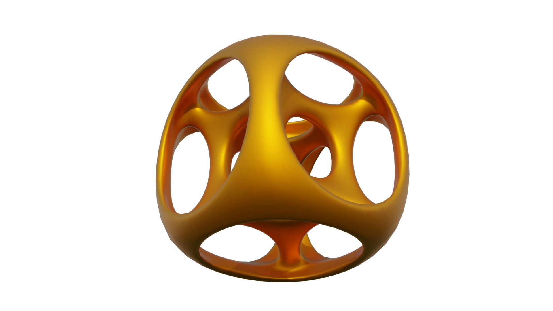 Golden Complex Cage 3D Model - TurboSquid 2162916