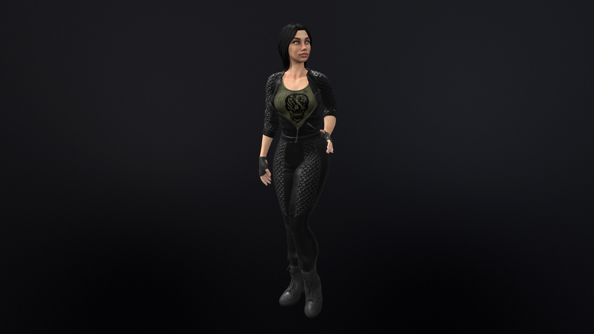 3D Woman Female Character - TurboSquid 1673612