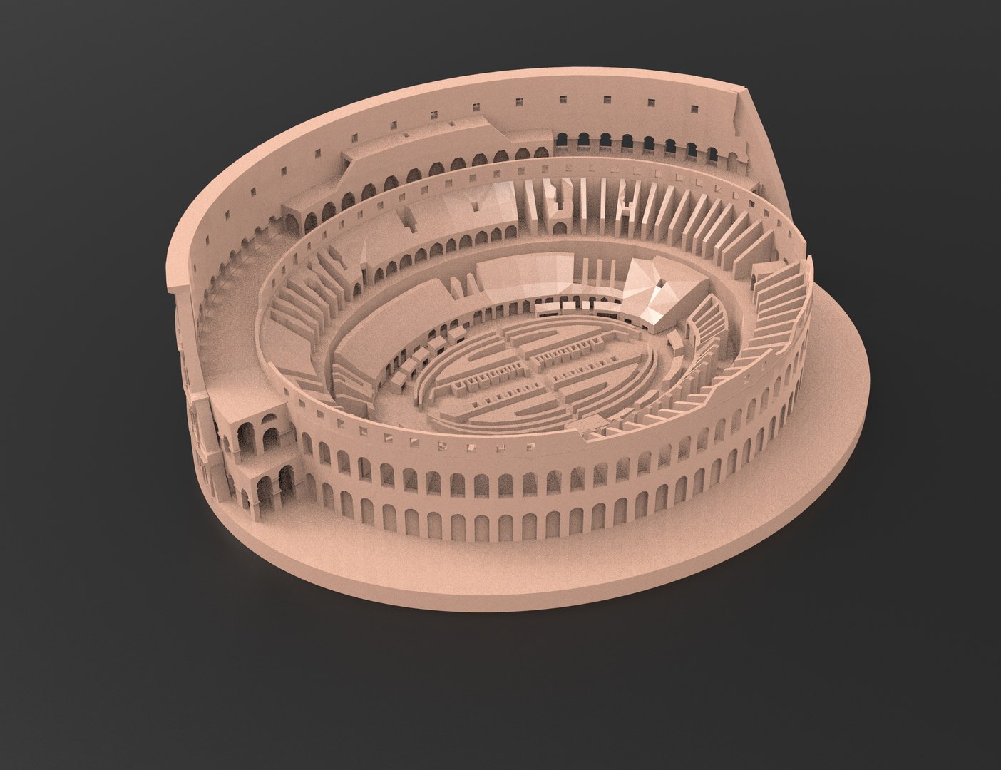 3D Design Of The Iconic Colosseum In Rome 3D Model - TurboSquid 2492055