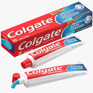 toothpaste set 3D model