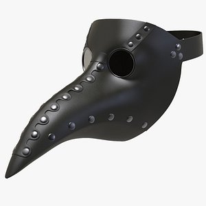 3D model plague doctor mask -