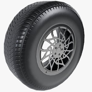 Rim And Tire V10 3D model