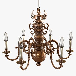 3D classical chandelier hanging