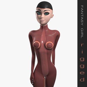 Fantasy Girl Rigged