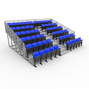 Bleachers 17 3D model