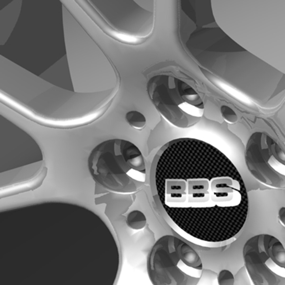 bbs rk wheel michelin 3d model
