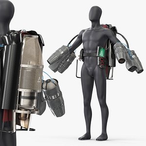 GRAVITY Thrust Pack on Mannequin