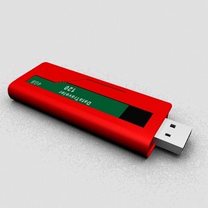 Mini clé USB 32 Go modèle 3D $15 - .3ds .blend .c4d .fbx .max .ma .lxo .obj  - Free3D