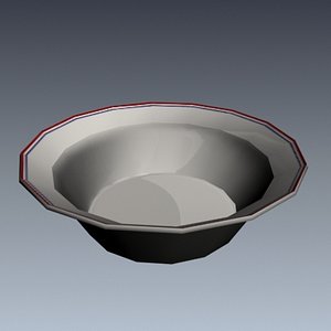bowl - corelle (low poly)