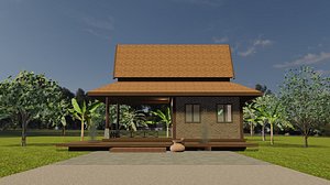 Tropical house 1 - 2020 1 3D model
