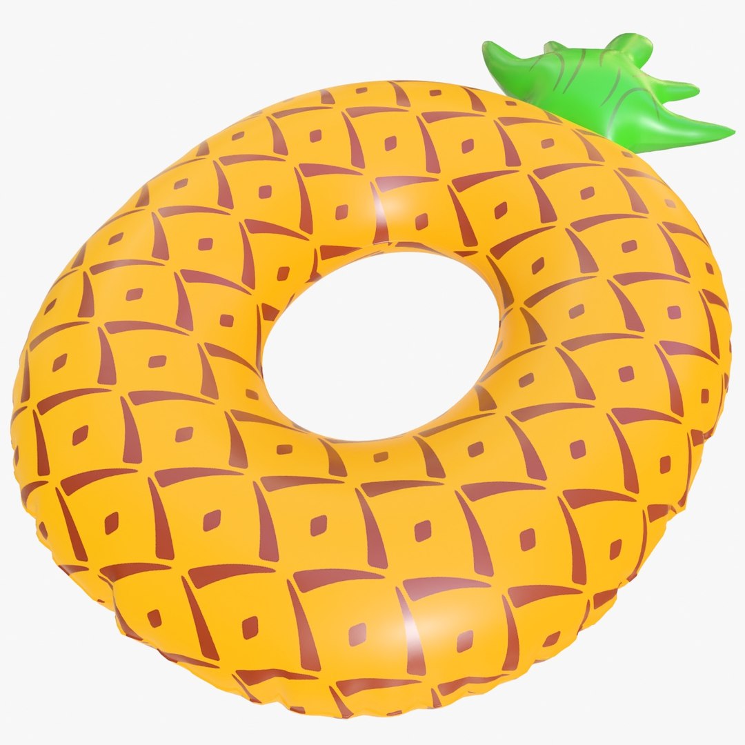 3D Realistic Float Ring Pineapple - TurboSquid 1350179
