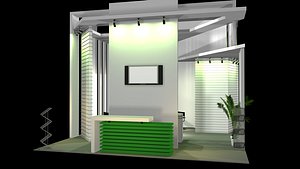 2 side open stand 3D model