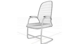 S type Cantilever chair