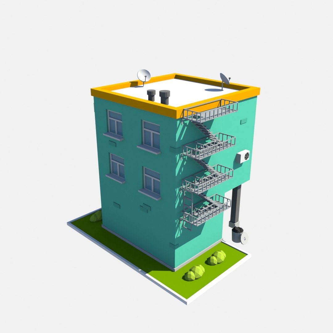 Build Turquoise Model - TurboSquid 1174442