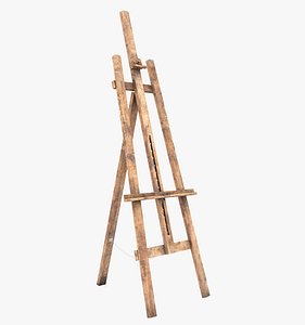 easel 3d model