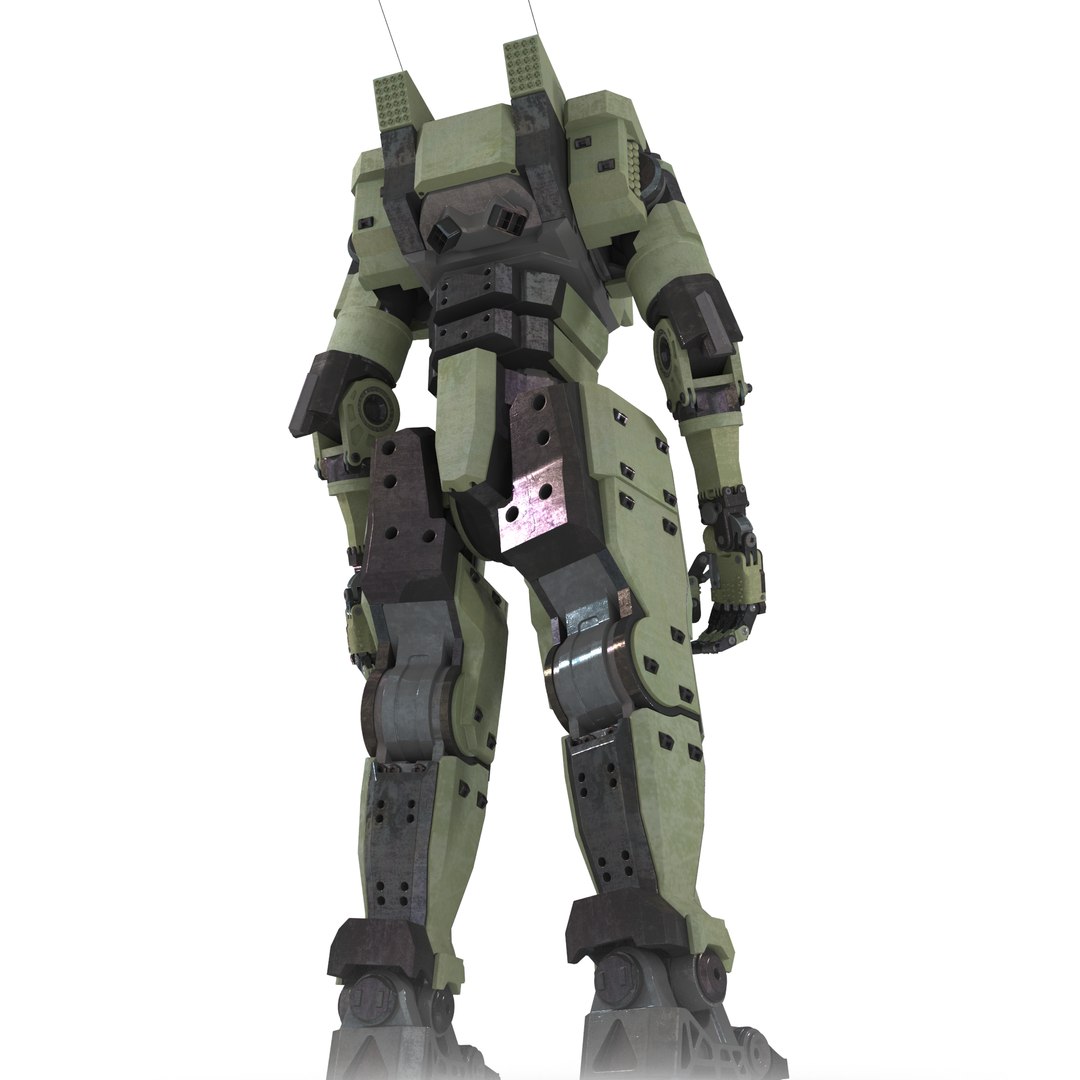 3D Battle Mech Silverfox - TurboSquid 1190787