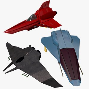 Jet fighter collection 3D