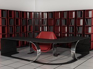 3d office set