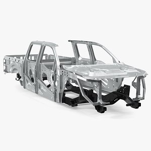 Disassembled Pickup Truck without Frame