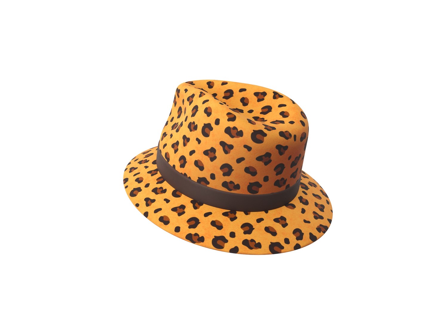 Leopard Fedora Hat 3D https://p.turbosquid.com/ts-thumb/Gl/nvXHzw/LI/rend_0006/jpg/1636797091/1920x1080/fit_q87/e0a8ce7a9bf5f8fea932f48e0e317d3cd8042e50/rend_0006.jpg