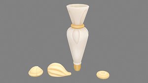 3D Cartoon piping bag - Whipped cream - pastry bags