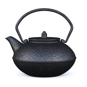 3D teapot cover pattern model