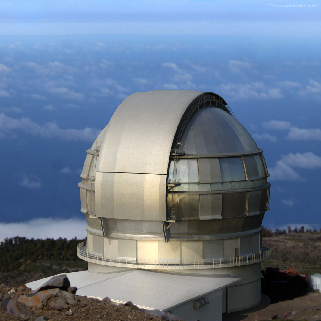 Coleção De Telescópios Observatórios 2 Modelo 3D - TurboSquid 1676814