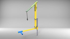 Pickup truck splitzlift crane