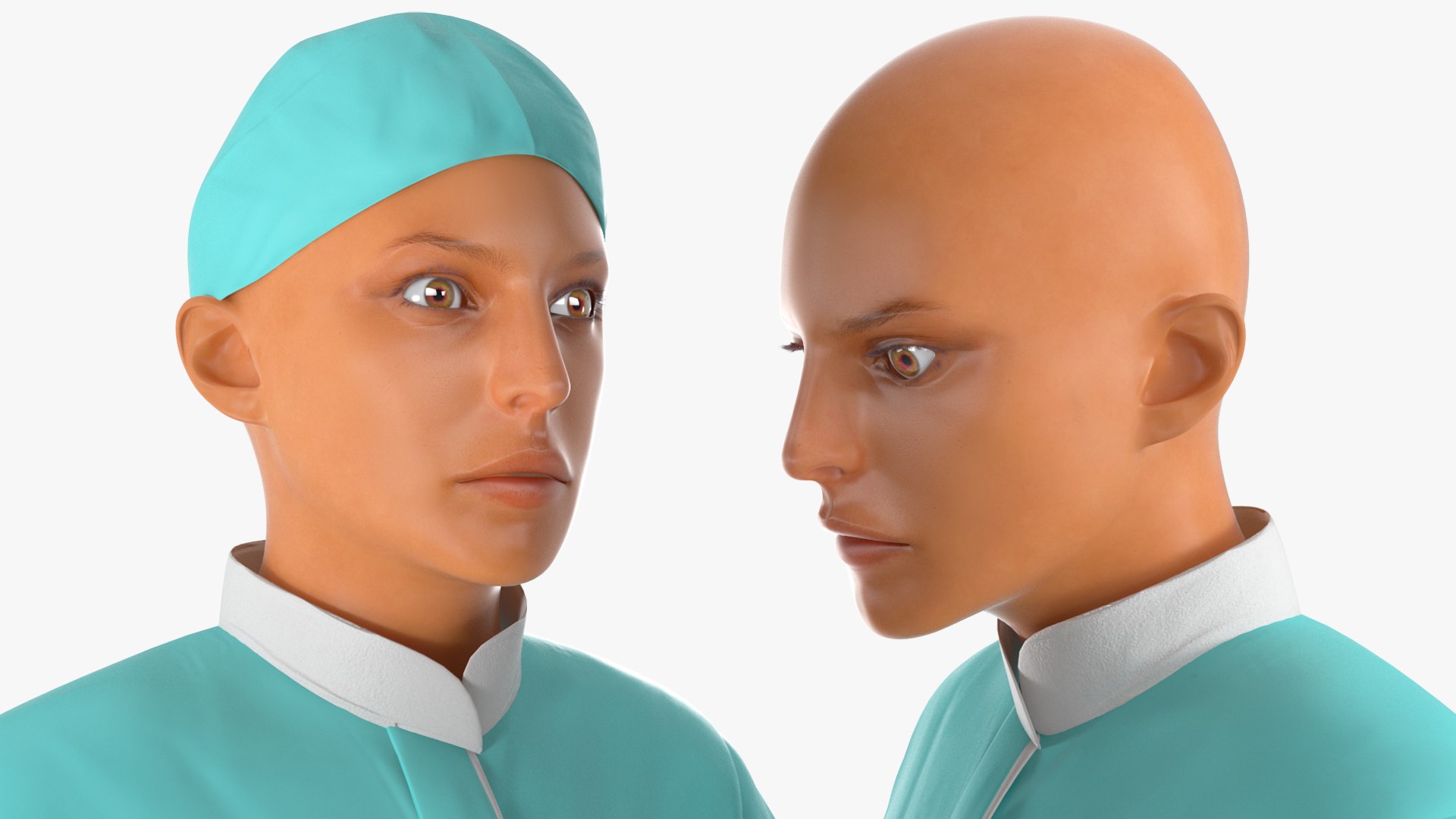 3D Female Surgeon Doctor Woman Rigged For Maya - TurboSquid 2350643
