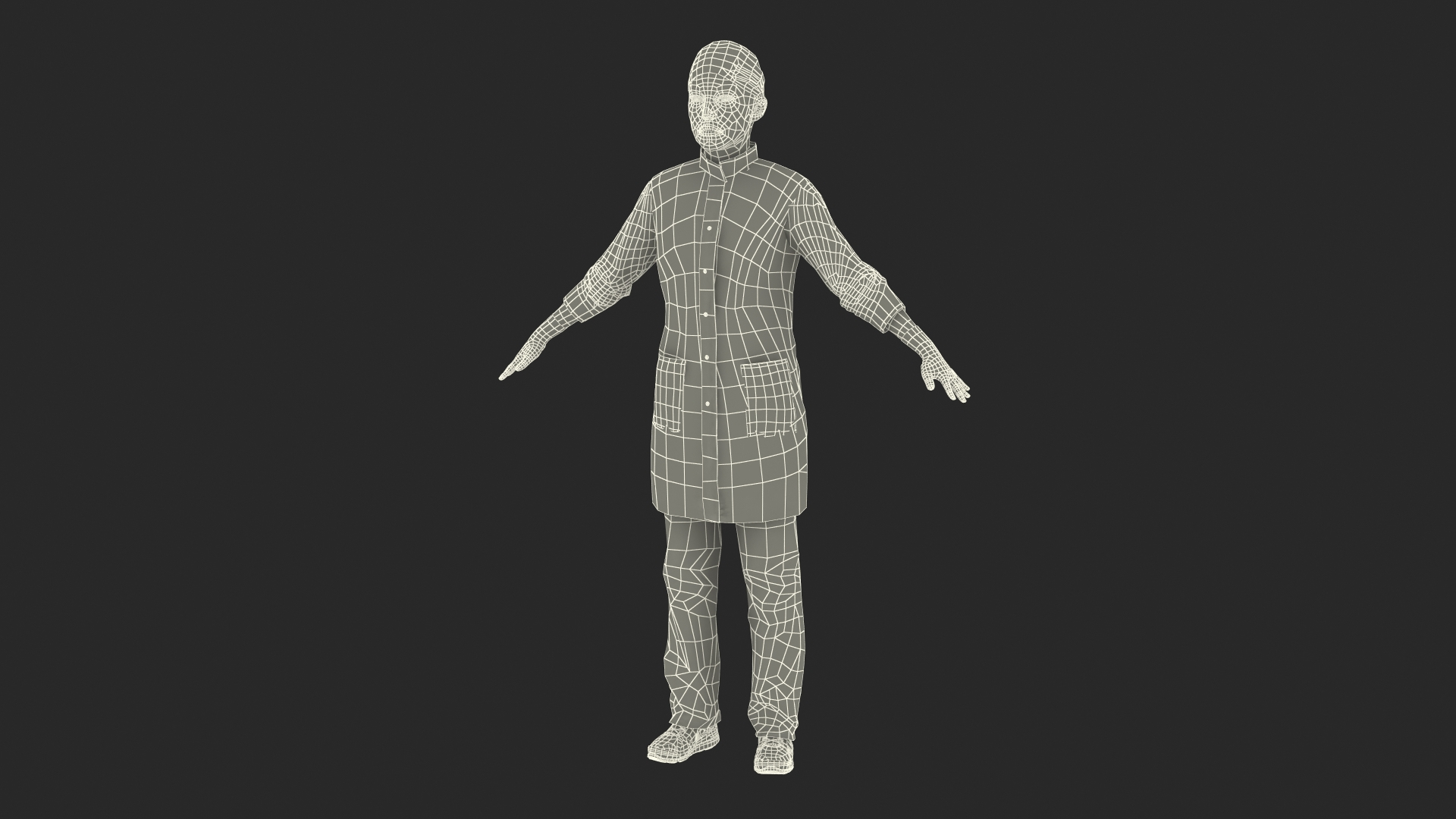 3D Female Surgeon Doctor Woman Rigged For Maya - TurboSquid 2350643
