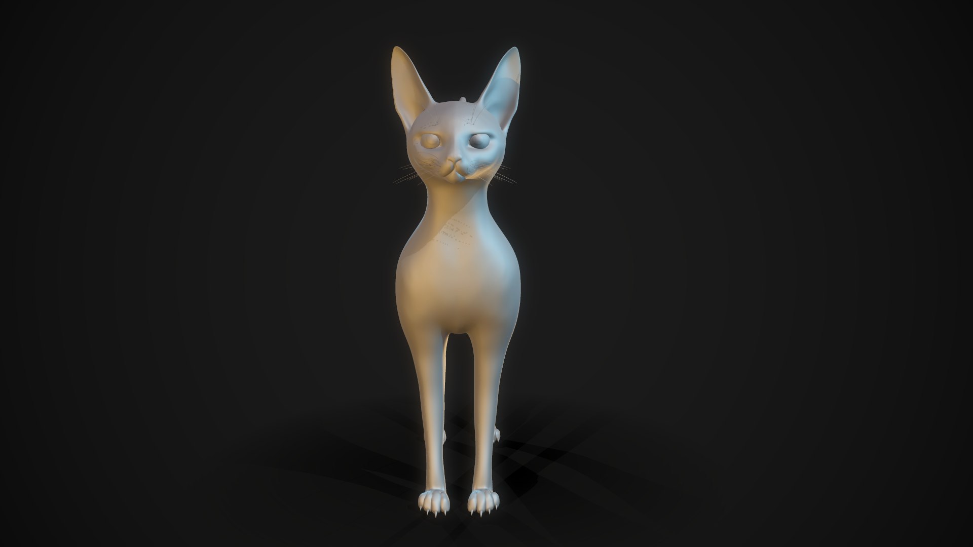 Free 3D Base Mesh Cat Sfinx High Poly - TurboSquid 1736379