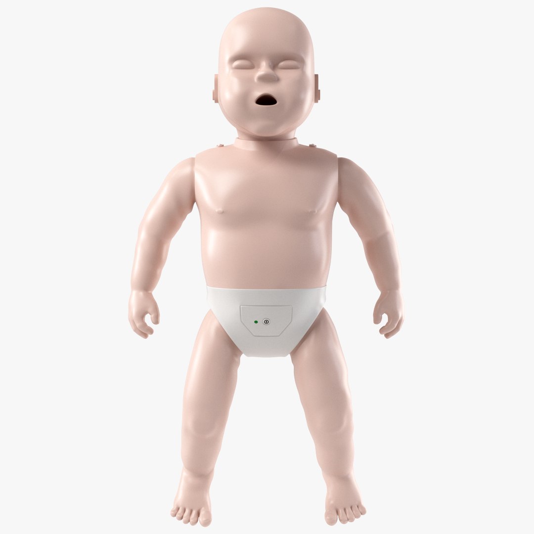First Aid Children Dummy 3D model preview