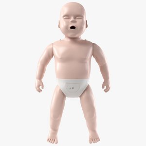 aid children dummy 3D model