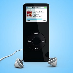 apple ipod nano 3d max