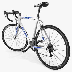 Giant TCR Road Bicycle Rigged for Maya 3D model