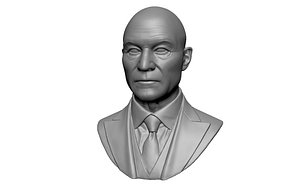 3D model charles xavier professor x
