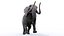 3D model Elephant Rigged for Cinema 4D Animated 3D Model